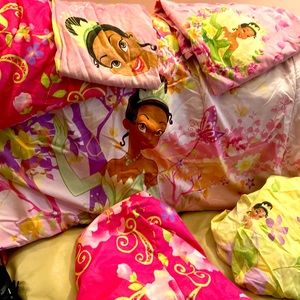 Full size girl comforter set six pieces, comforter set